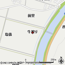 秋田県鹿角市八幡平牛渡り周辺の地図