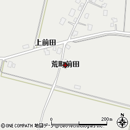 秋田県鹿角市八幡平（荒町前田）周辺の地図