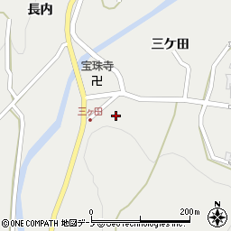秋田県鹿角市八幡平浦田周辺の地図