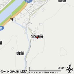 秋田県鹿角市八幡平（堂の前）周辺の地図