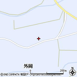 秋田県山本郡三種町外岡外岡北103周辺の地図