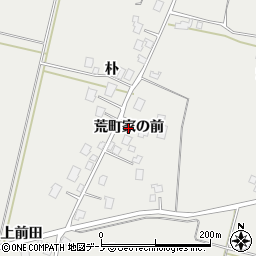 秋田県鹿角市八幡平（荒町家の前）周辺の地図