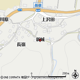 秋田県鹿角市八幡平（新城）周辺の地図