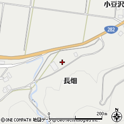 秋田県鹿角市八幡平長畑周辺の地図