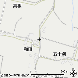 秋田県鹿角市八幡平和田21周辺の地図