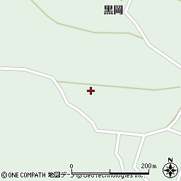 秋田県能代市浅内留山周辺の地図