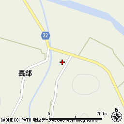 秋田県大館市比内町大葛中山堀通1周辺の地図