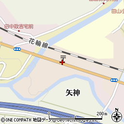 田山郵便局周辺の地図