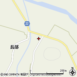 秋田県大館市比内町大葛中山堀通周辺の地図
