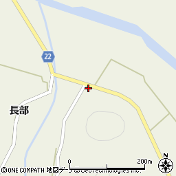 秋田県大館市比内町大葛中山堀通29周辺の地図