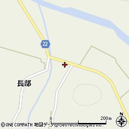 秋田県大館市比内町大葛中山堀通4周辺の地図