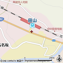 田山駅前周辺の地図
