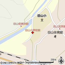 田山小学校前周辺の地図