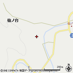 秋田県能代市二ツ井町小掛（鵜渕）周辺の地図