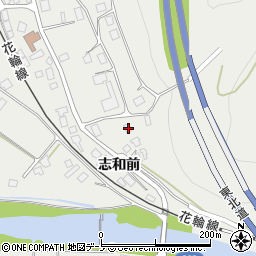 秋田県鹿角市八幡平志和前22周辺の地図