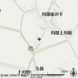 秋田県鹿角市八幡平川部47周辺の地図