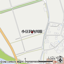 秋田県鹿角市八幡平小豆沢内川原周辺の地図