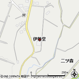 秋田県鹿角市八幡平伊勢堂周辺の地図