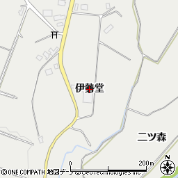 秋田県鹿角市八幡平（伊勢堂）周辺の地図
