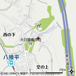 秋田県鹿角市八幡平堂の上10周辺の地図