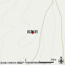 秋田県鹿角市八幡平尻無沢周辺の地図