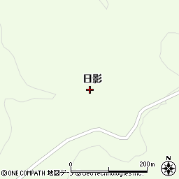 岩手県久慈市山形町川井日影周辺の地図