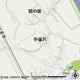 秋田県鹿角市八幡平小豆沢周辺の地図