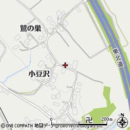 秋田県鹿角市八幡平小豆沢75周辺の地図