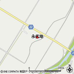 秋田県鹿角市八幡平（永代地）周辺の地図