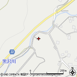 秋田県鹿角市八幡平堀切周辺の地図