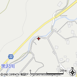 秋田県鹿角市八幡平田中52周辺の地図