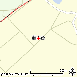 秋田県山本郡三種町志戸橋藤木台周辺の地図