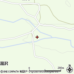 岩手県二戸市浄法寺町湯沢4周辺の地図