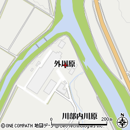 秋田県鹿角市八幡平外川原周辺の地図