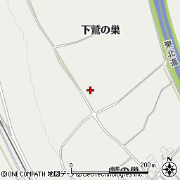 秋田県鹿角市八幡平下鷲の巣45-1周辺の地図