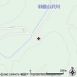 秋田県北秋田市李岱屋布向周辺の地図