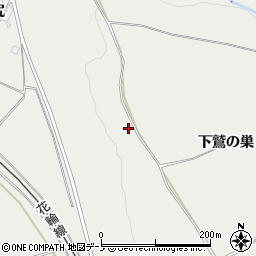 秋田県鹿角市八幡平下鷲の巣84周辺の地図