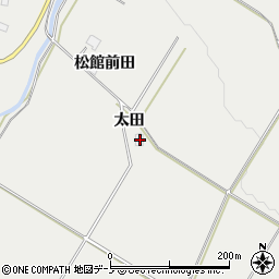 秋田県鹿角市八幡平太田48周辺の地図