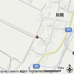 秋田県鹿角市八幡平後ロ田28-2周辺の地図