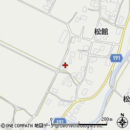 秋田県鹿角市八幡平（後ロ田）周辺の地図