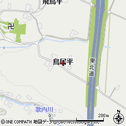 秋田県鹿角市八幡平鳥居平周辺の地図