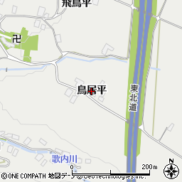 秋田県鹿角市八幡平（鳥居平）周辺の地図