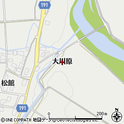 秋田県鹿角市八幡平（大川原）周辺の地図
