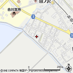 北秋田市役所　老人憩いの家ことぶき荘周辺の地図