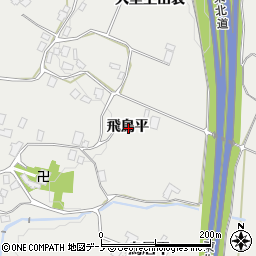 秋田県鹿角市八幡平飛鳥平周辺の地図