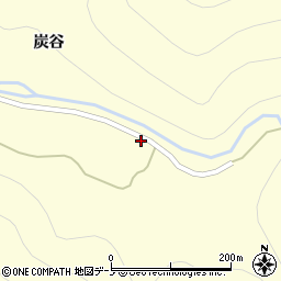 秋田県大館市比内町独鈷炭谷29周辺の地図