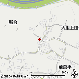 秋田県鹿角市八幡平堀合周辺の地図