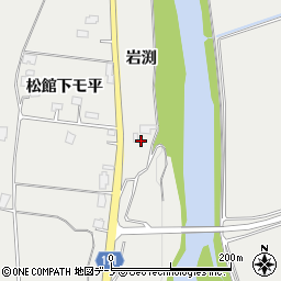 秋田県鹿角市八幡平岩渕11周辺の地図