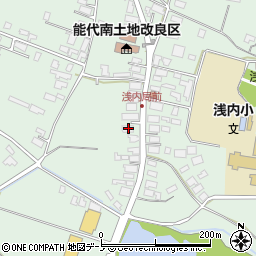 秋田県能代市浅内浅内91周辺の地図