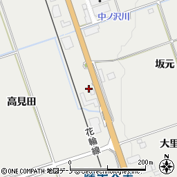 秋田県鹿角市八幡平高見田周辺の地図